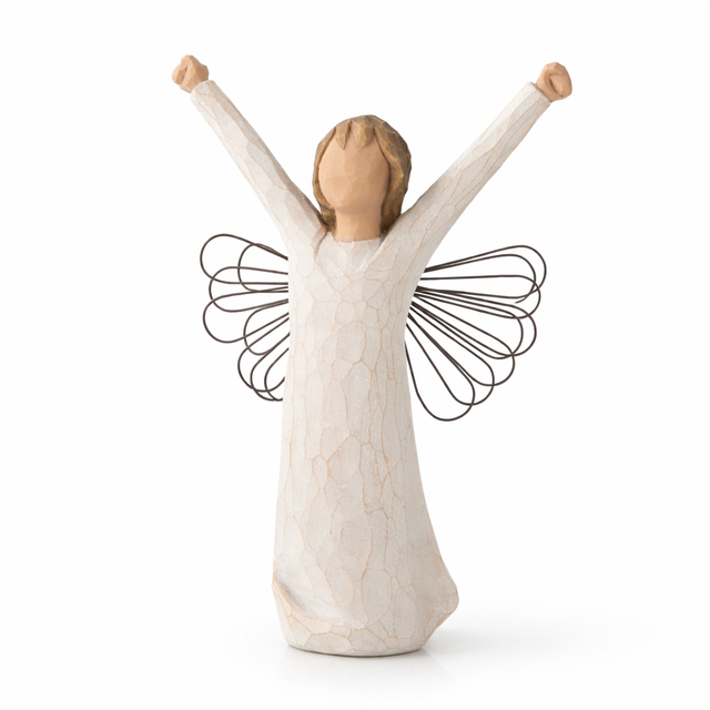 Courage Angel figurine as a strength and encouragement keepsake gift