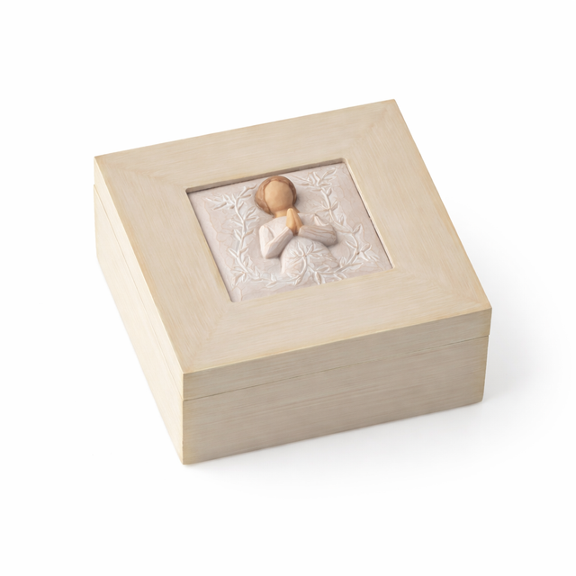 A Tree, a Prayer Memory Box as a memorial keepsake box for treasured mementos