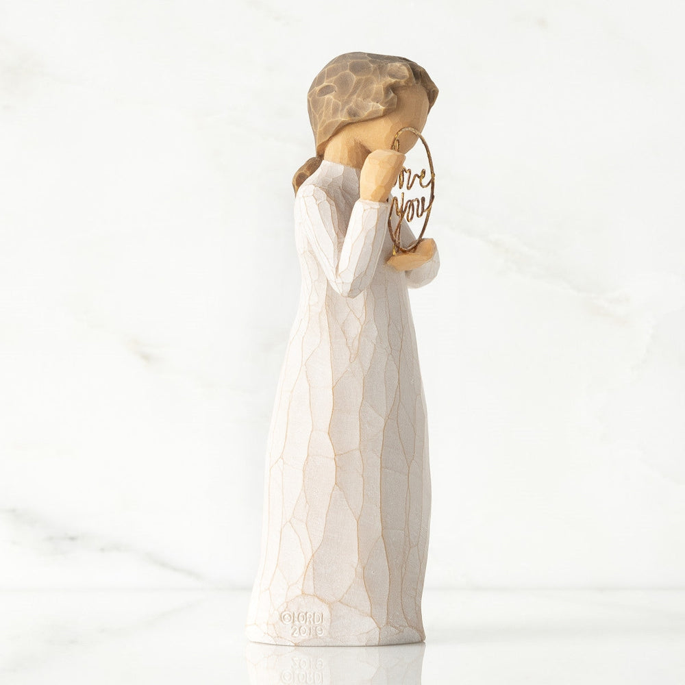 Love You figurine as an everyday love keepsake gift