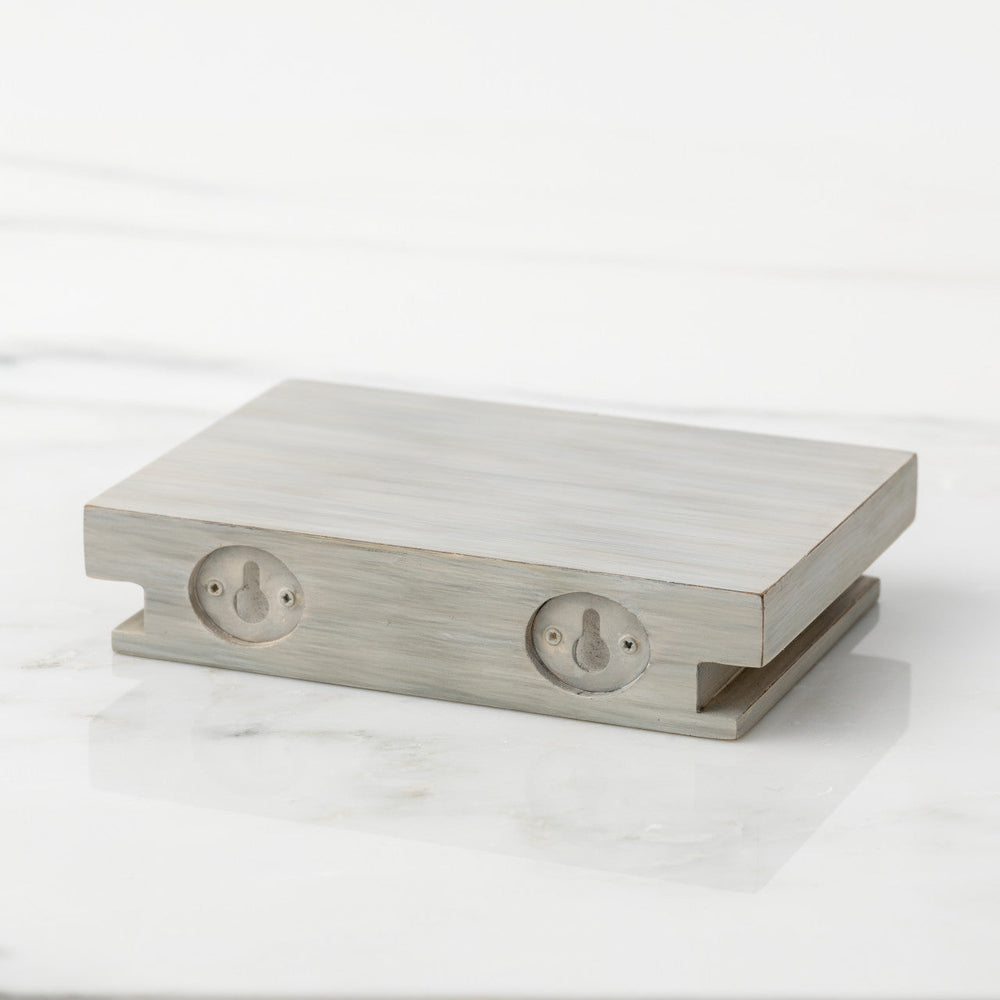 Set of 2 rectangle shelves for displaying figurines and keepsakes