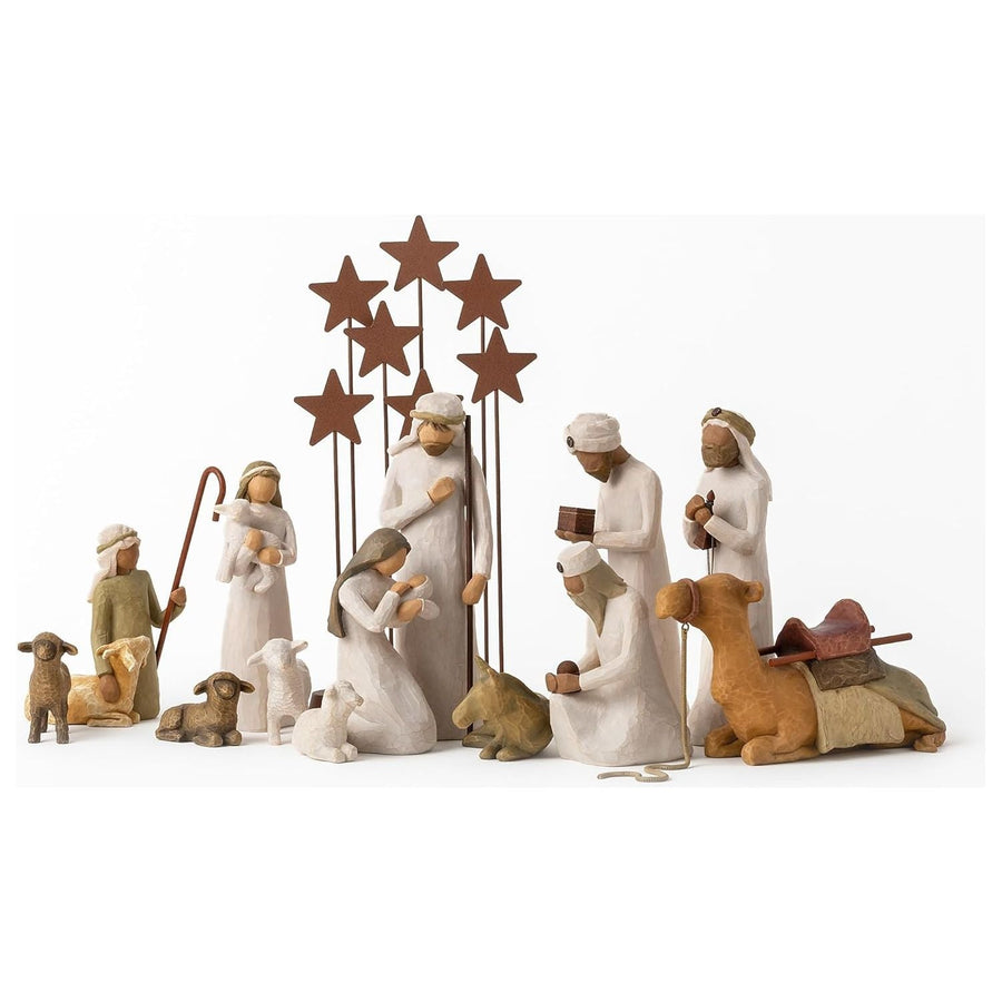 14-Piece Nativity Set – Complete Christmas Keepsake Display